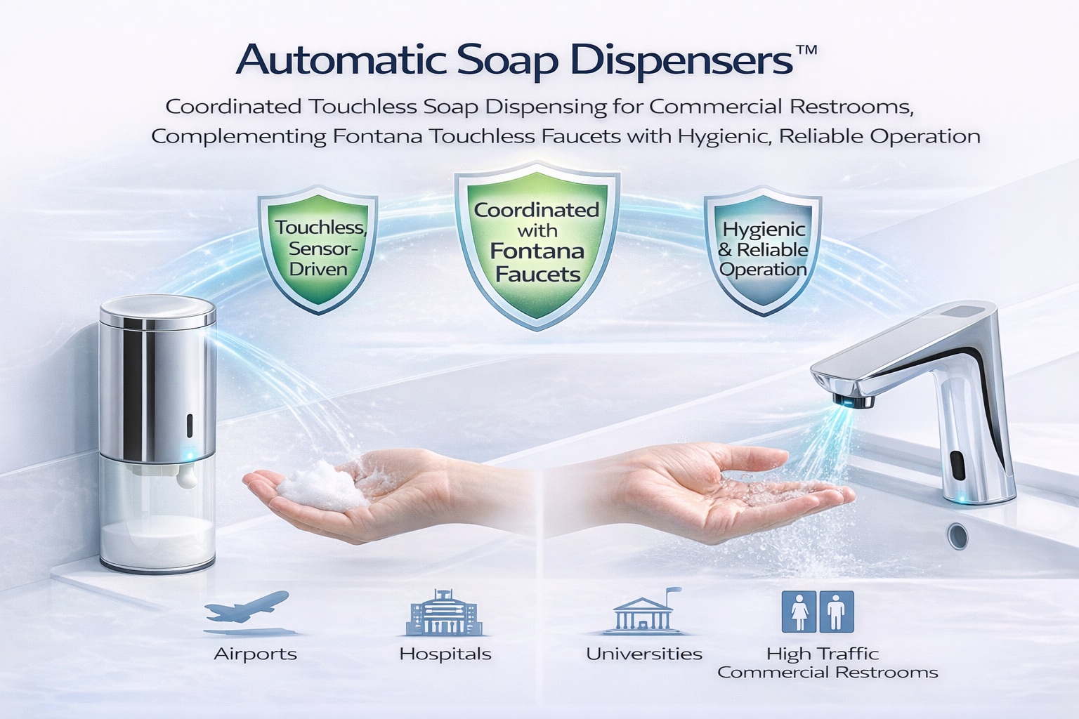 Automatic Soap Dispenser for commercial restrooms